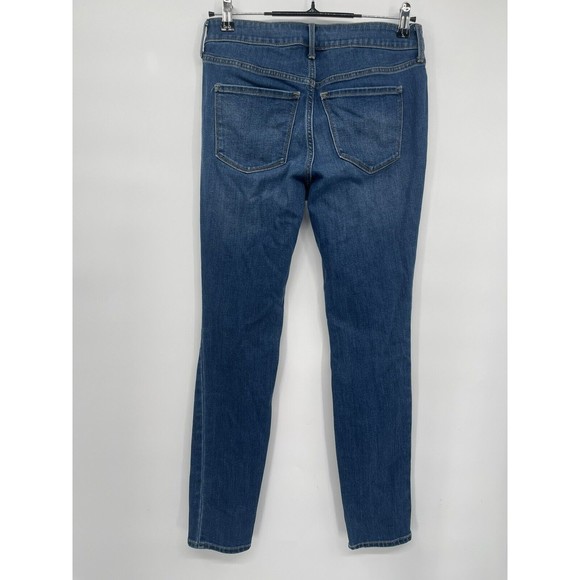 Old Navy Womens Pop Icon Skinny Jeans Size 6 Distressed Medium Wash Denim - Picture 4 of 7